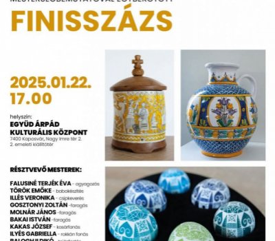 Mesterségbemutóval egybekötött finisszázs